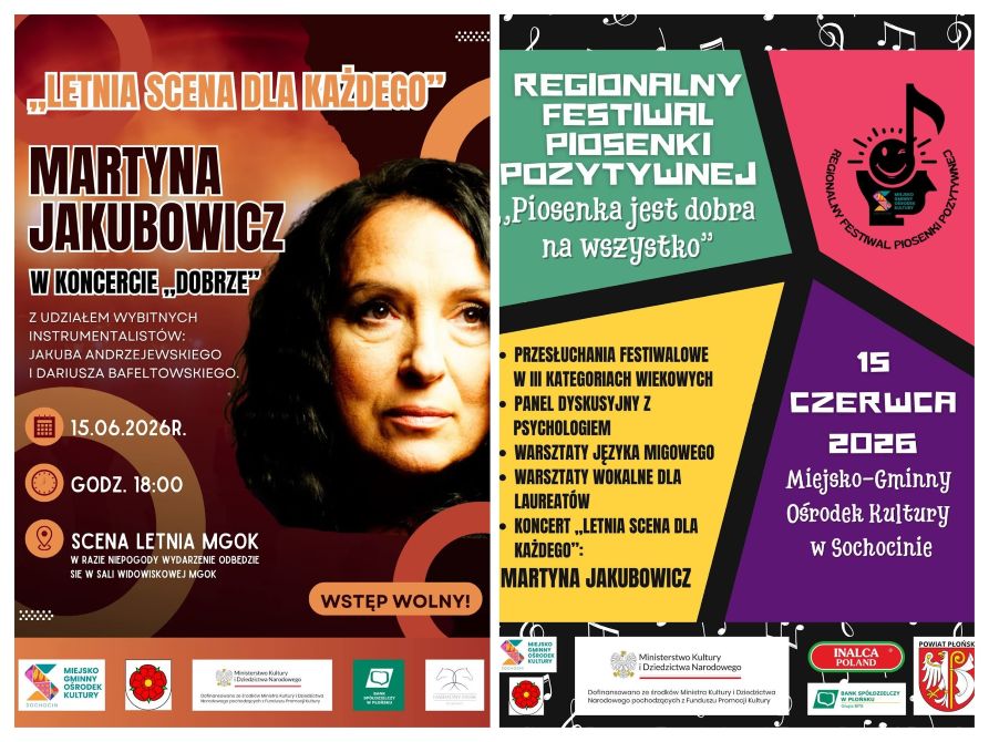 II Festiwal Piosenki Pozytywnej. Gościem specjalnym będzie Martyna Jakubowicz